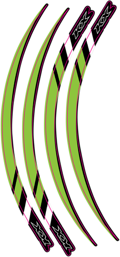 Rim Decal - Green Factory Kawasaki