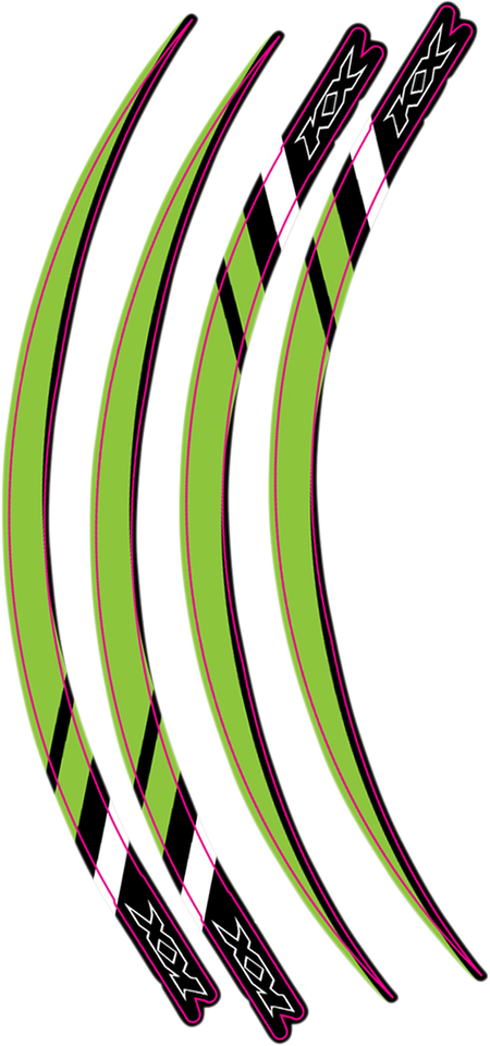 Rim Decal - Green Factory Kawasaki