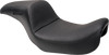 Slyfox Seat - Black Logo - Black Vinyl w/ Slipstop - Carbon Fiber - Dyna - Lutzka's Garage