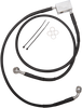 Brake Line - Front - Black - +2" - Softail 00-03 - Lutzka's Garage