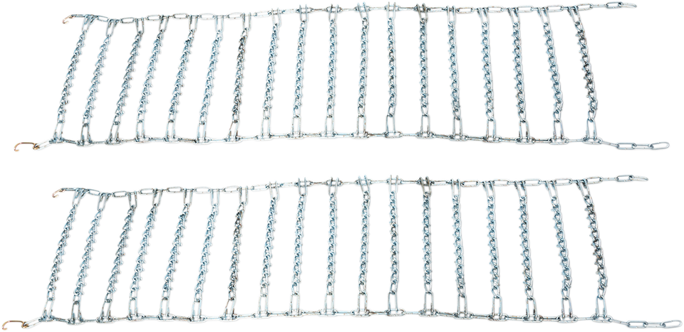 Tire Chains - V-Bar - 2 Space - 14" W x 51" L - Pair