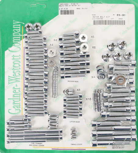 Bolt Kit - Motor Set - Socket-Head - FXD
