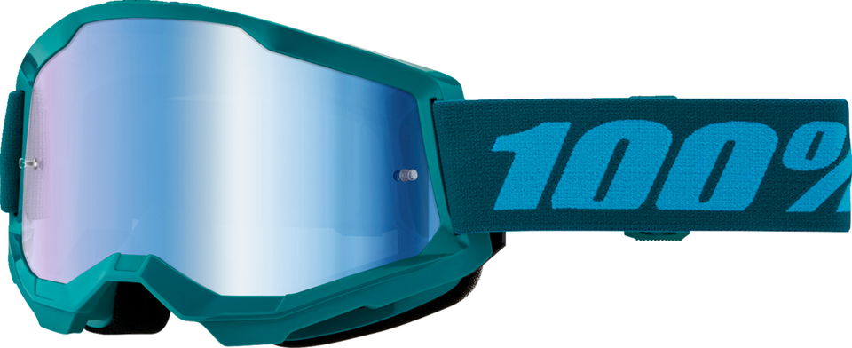 Strata 2 Goggle - Stone - Blue Mirror - Lutzka's Garage
