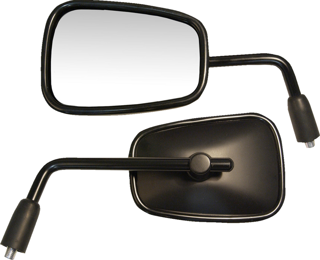 Mirror - OEM-Style Replacement - Rectangle - Black - Left - Lutzka's Garage