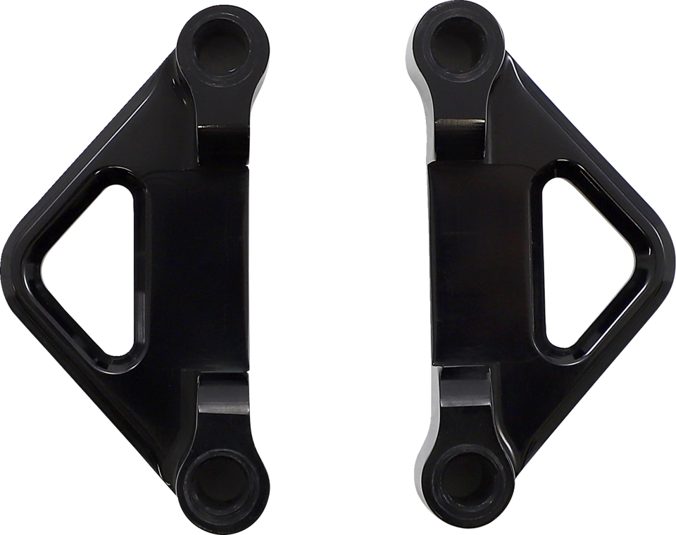 Hot Legs/Bagger Legs Fender Spacers - Black - 1.25" Spacer - For 5-1/2" Width Fender - Lutzka's Garage