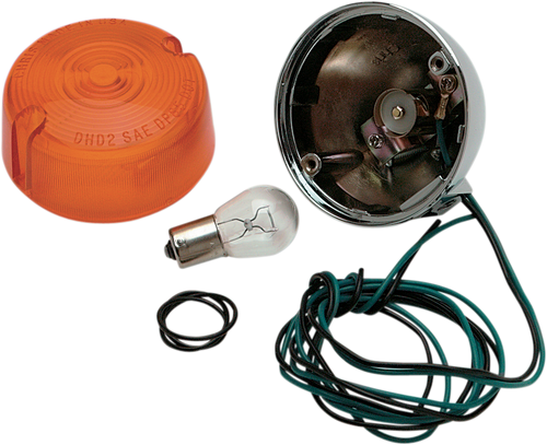 Rear Turn Signal Assembly - Amber - Single Filament - Lutzka's Garage