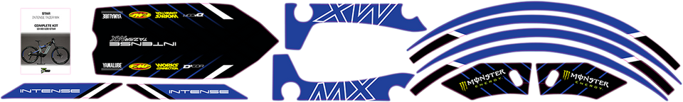 Graphics Kit for Tazer MX - Star Racing