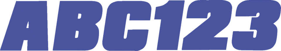 I.D. Sticker Kit - 350 Series - Blue - Lutzka's Garage