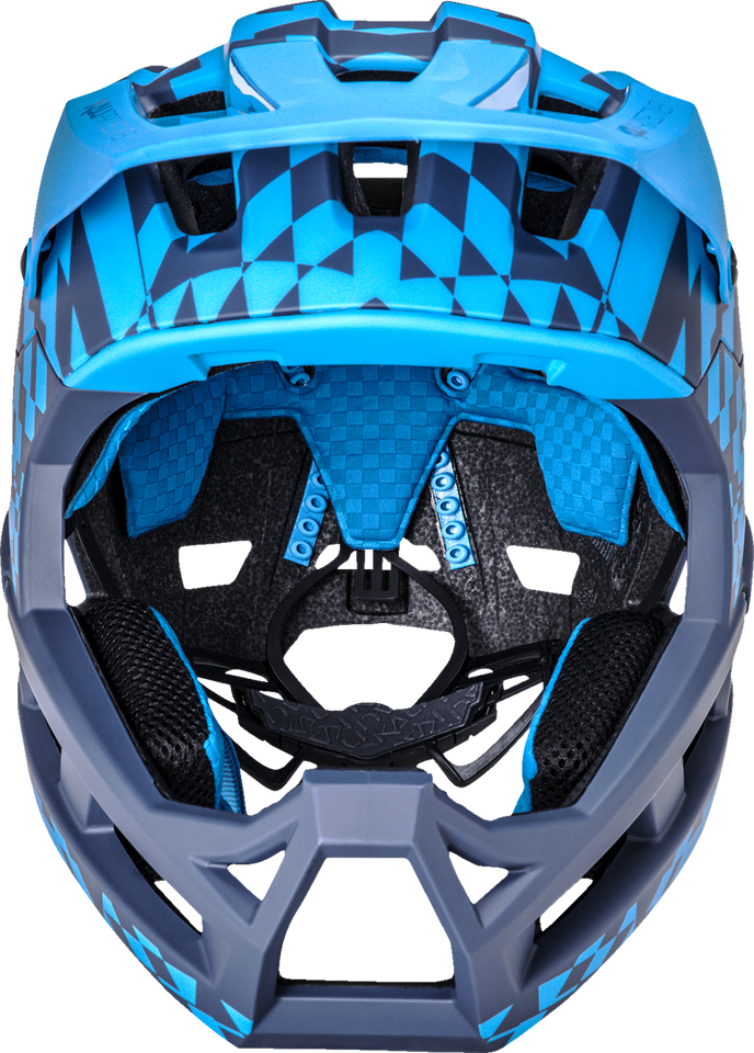 DH Invader Helmet - LTD Glitch - Matte Navy/Cyan - XS-M
