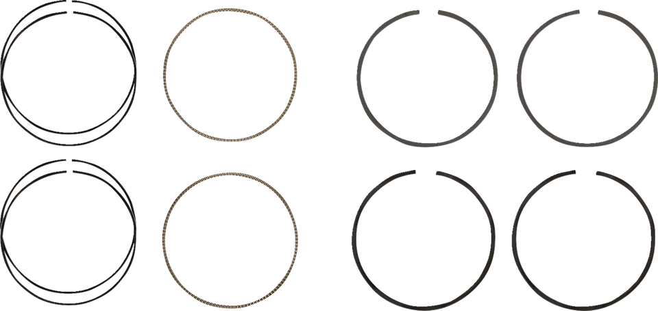 Piston Rings - 107" Motor - 3.937" Standard - M8