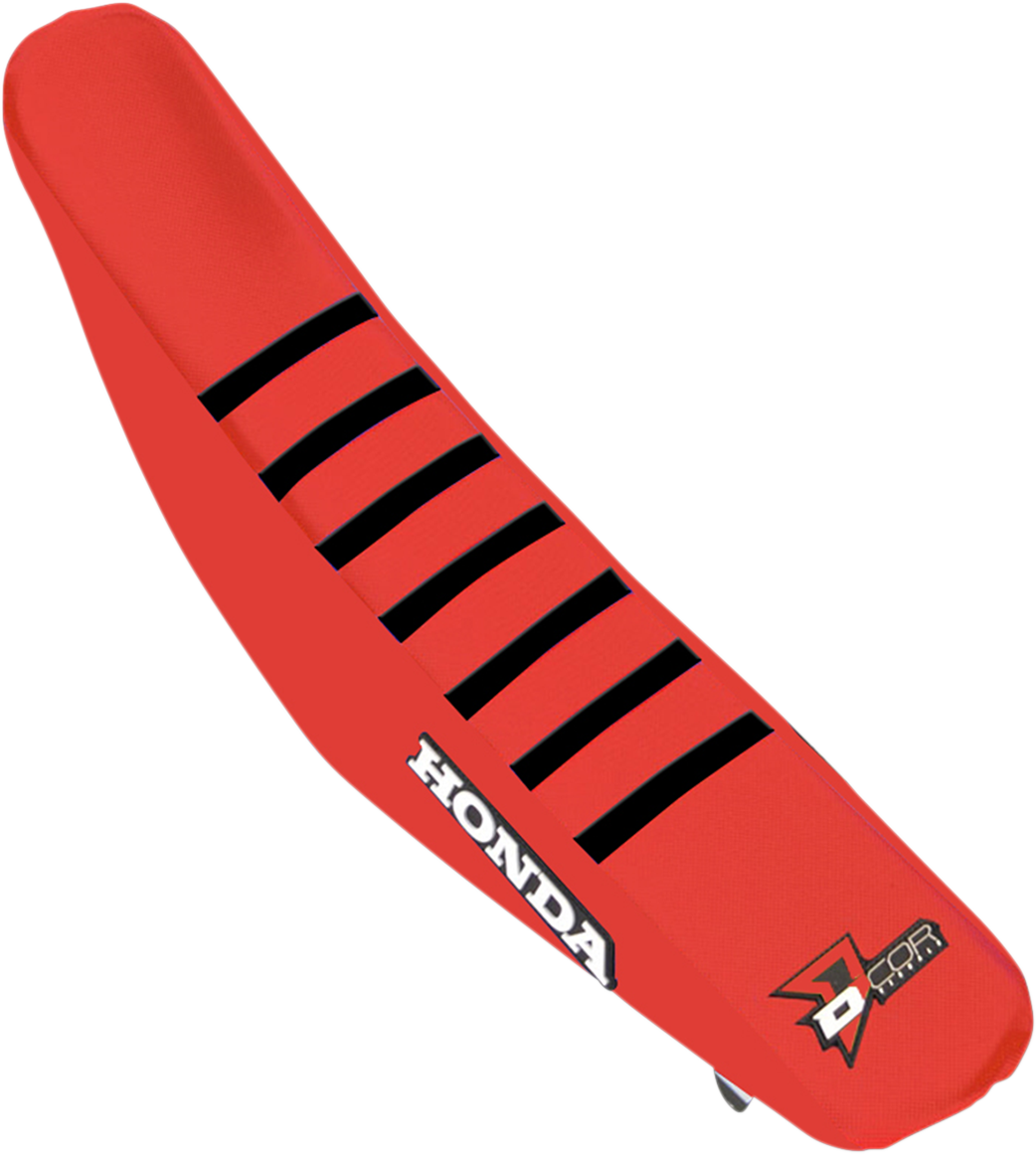 Seat Cover - Red/Black - CRF 13-17 - Lutzka's Garage