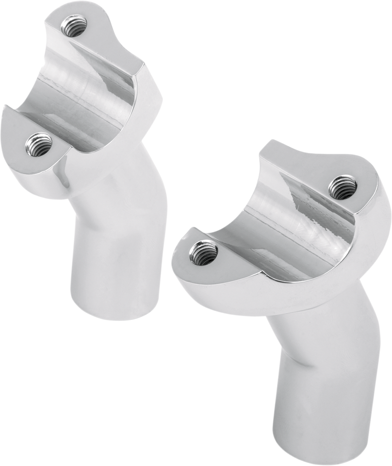 Risers - Pullback - 3-1/2" - Chrome - Lutzka's Garage