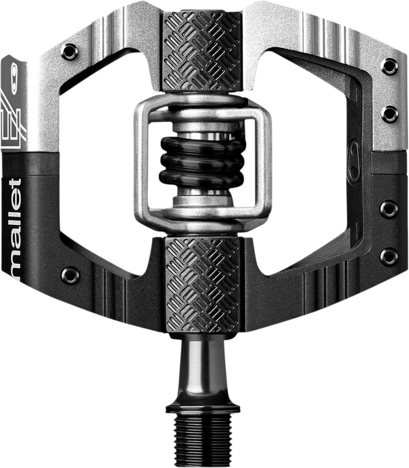 Mallet E LS Pedals - Black/Silver - Lutzka's Garage