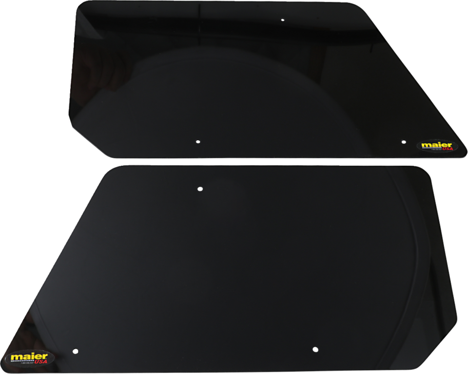 Rear Number Plates - Black - Lutzka's Garage