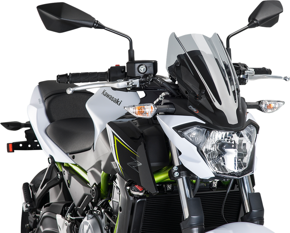 New Generation Windscreen - 13-3/8" - Smoke - Kawasaki