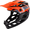 Child Maya Full Face Helmet - Race - Gloss Orange/Gray/Black - OS