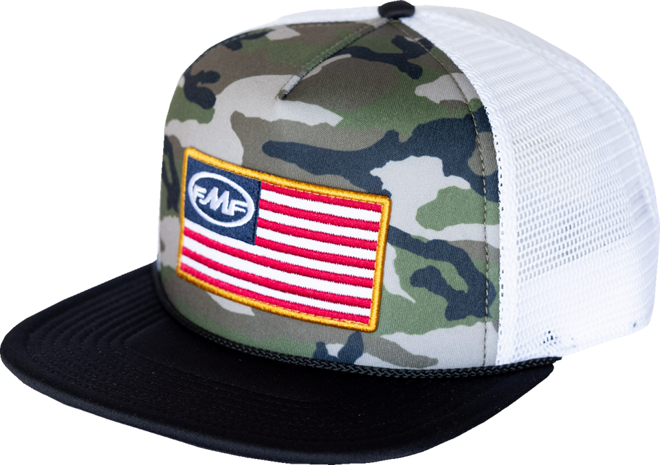 Stars and Bars Hat - Camo - Lutzka's Garage