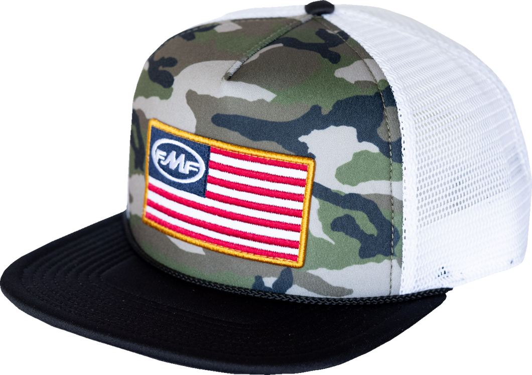 Stars and Bars Hat - Camo - Lutzka's Garage