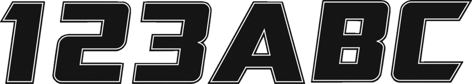 Decal Registration Kit - Black - Lutzka's Garage