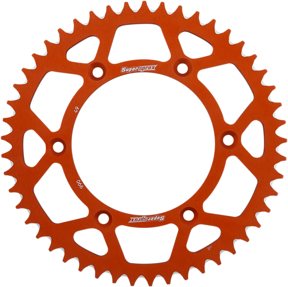 Rear Sprocket - Orange - KTM/Husqvarna/Husaberg - 49 Tooth - Lutzka's Garage