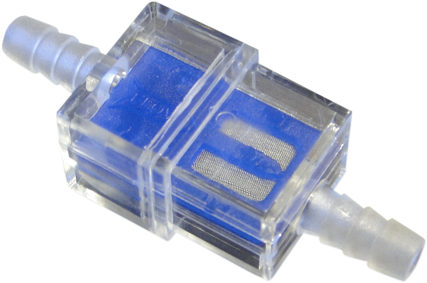 In-Line Fuel Filters - Blue - 1/4" - Display of 21 - Lutzka's Garage