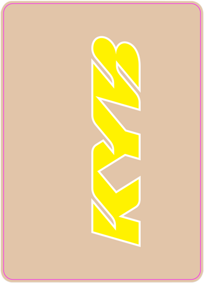 Upper Fork Decal - KYB - Yellow - Lutzka's Garage