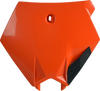 Number Plate - OEM Orange - KTM
