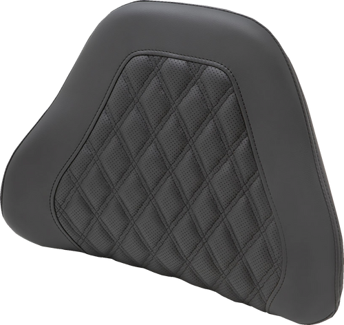 Tour-Pak® Backrest Pad Cover - Lattice Stitched - Black - Lutzka's Garage
