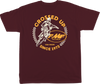 Crossed Up T-Shirt - Maroon - Small - Lutzka's Garage