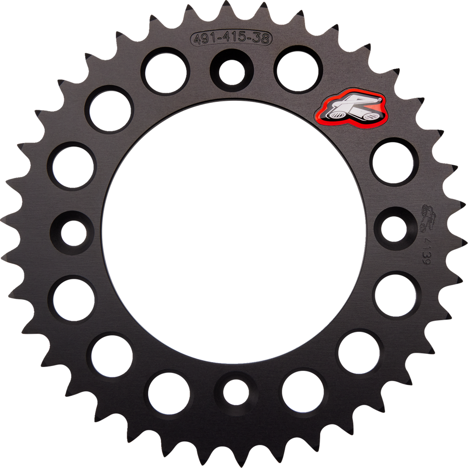 Rear Sprocket - Aprilia/Gas Gas/Husqvarna/KTM - Black - 38 Tooth - Lutzka's Garage