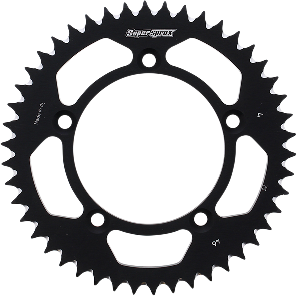 Rear Sprocket - Black - Husqvarna/KTM - 46 Tooth - Lutzka's Garage