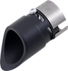 Family Jewel Exhaust Tip - Black - Mini Scalloped - Lutzka's Garage