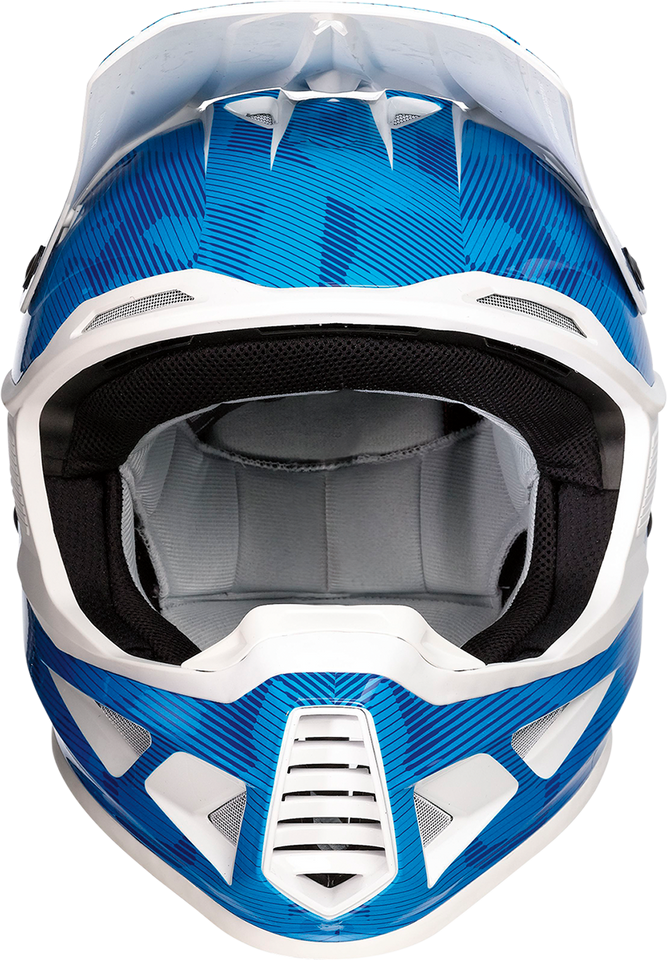 F.I. Helmet - Agroid Camo - MIPS® - Blue/White - XS - Lutzka's Garage