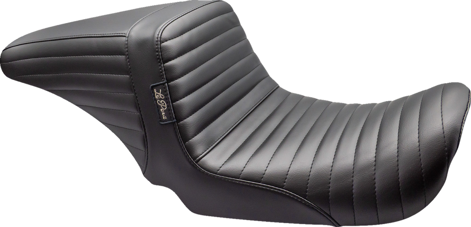 Kickflip Up Front Seat - Pleated - Black - Dyna 06-17 - Lutzka's Garage