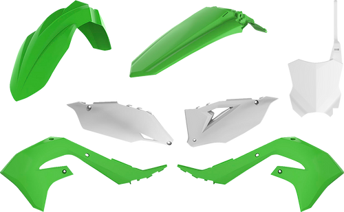 Body Kit - Complete - OEM Green/White - KX 450F
