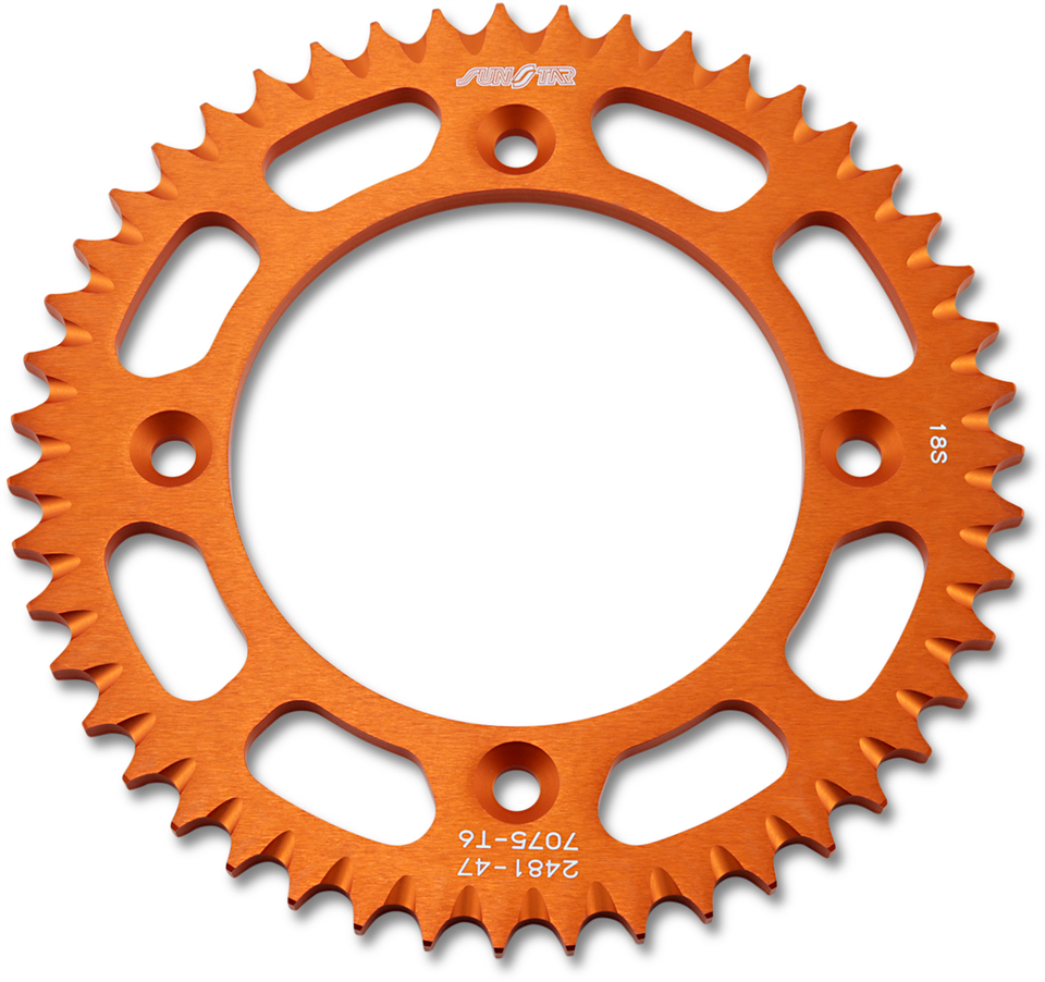 Rear Sprocket - 47 Tooth - Gas Gas/Husqvarna/KTM - Works/Orange - Lutzka's Garage