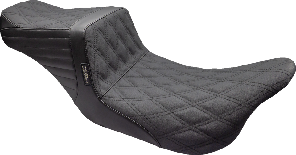 Tailwhip Seat - Double Diamond w/ Grip Tape - Black - FL 08-23 - Lutzka's Garage