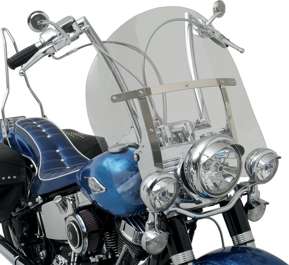 Flare™ Windshield - 17" - Clear - FLST - Lutzka's Garage