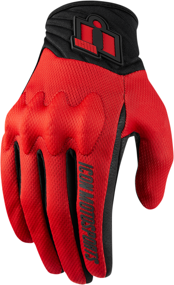 Anthem 2 CE™ Gloves - Red - Medium - Lutzka's Garage
