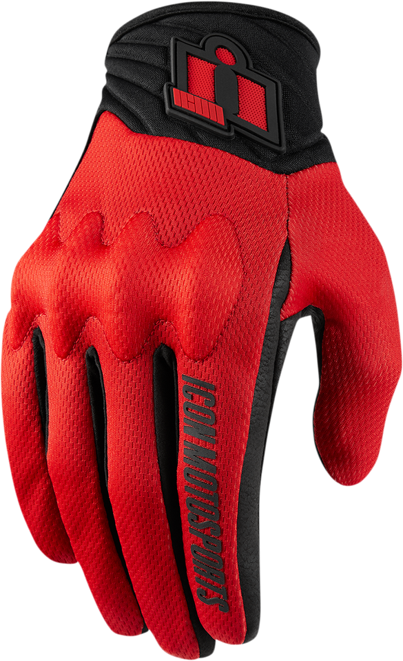 Anthem 2 CE™ Gloves - Red - Small - Lutzka's Garage