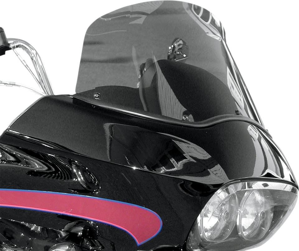 Windshield - Dark Smoke - 12" - FLTR - Lutzka's Garage