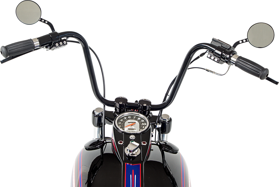 Handlebar - Ape Hanger - 10" - ETC - Black - Lutzka's Garage