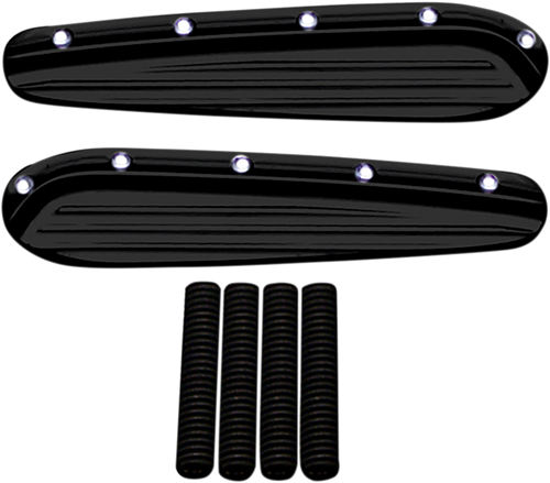 Turn Signal Eliminators - Dimpled - Black - Lutzka's Garage