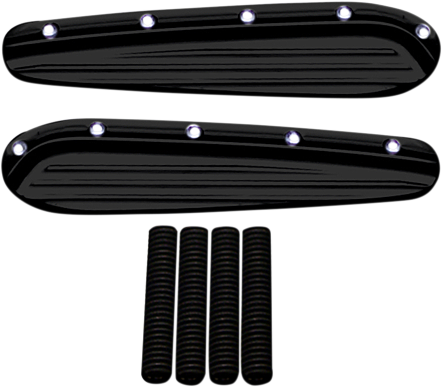 Turn Signal Eliminators - Dimpled - Black - Lutzka's Garage