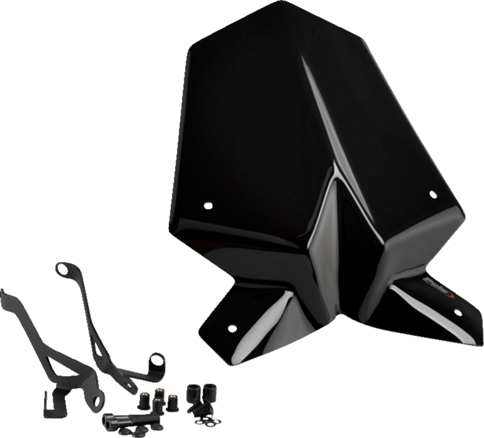 New Generation Windscreen - 16-1/4" - Black - 1290 Super Duke R - Lutzka's Garage