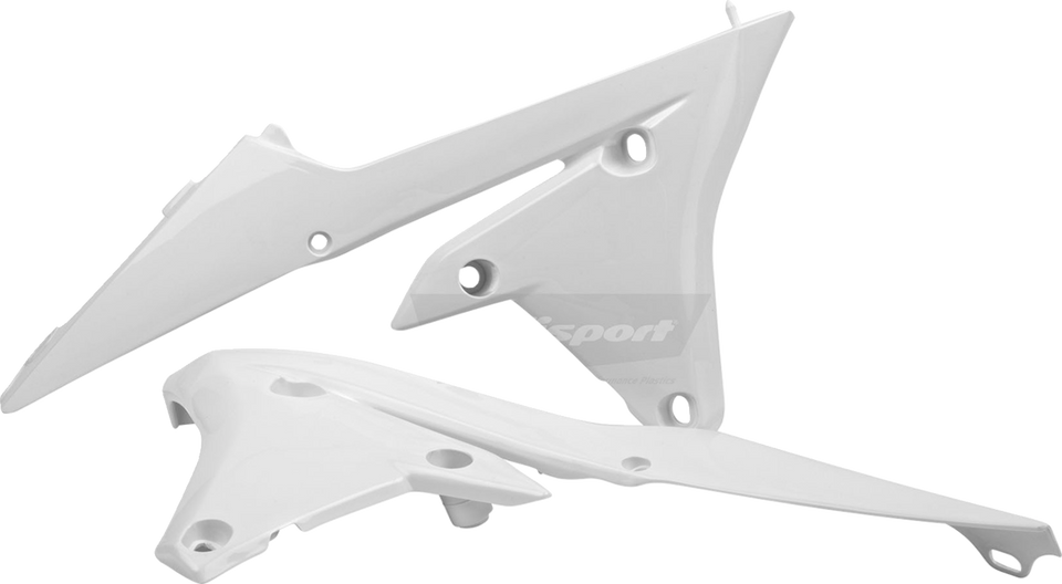 Radiator Cover - White - YZF/YZFX | WRF - Lutzka's Garage