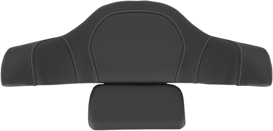 Tour-Pak® Backrest Pad Cover - Carbon Fiber - Black - Indian - Lutzka's Garage