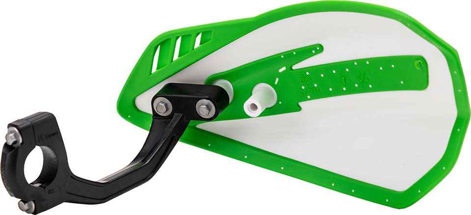 Handguards - Cyclone - White/Green