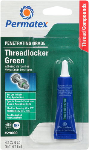 290 Threadlocker - Green - 0.2 U.S. fl oz. - Lutzka's Garage