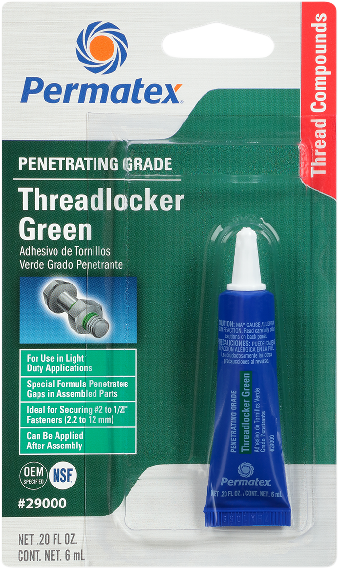 290 Threadlocker - Green - 0.2 U.S. fl oz. - Lutzka's Garage